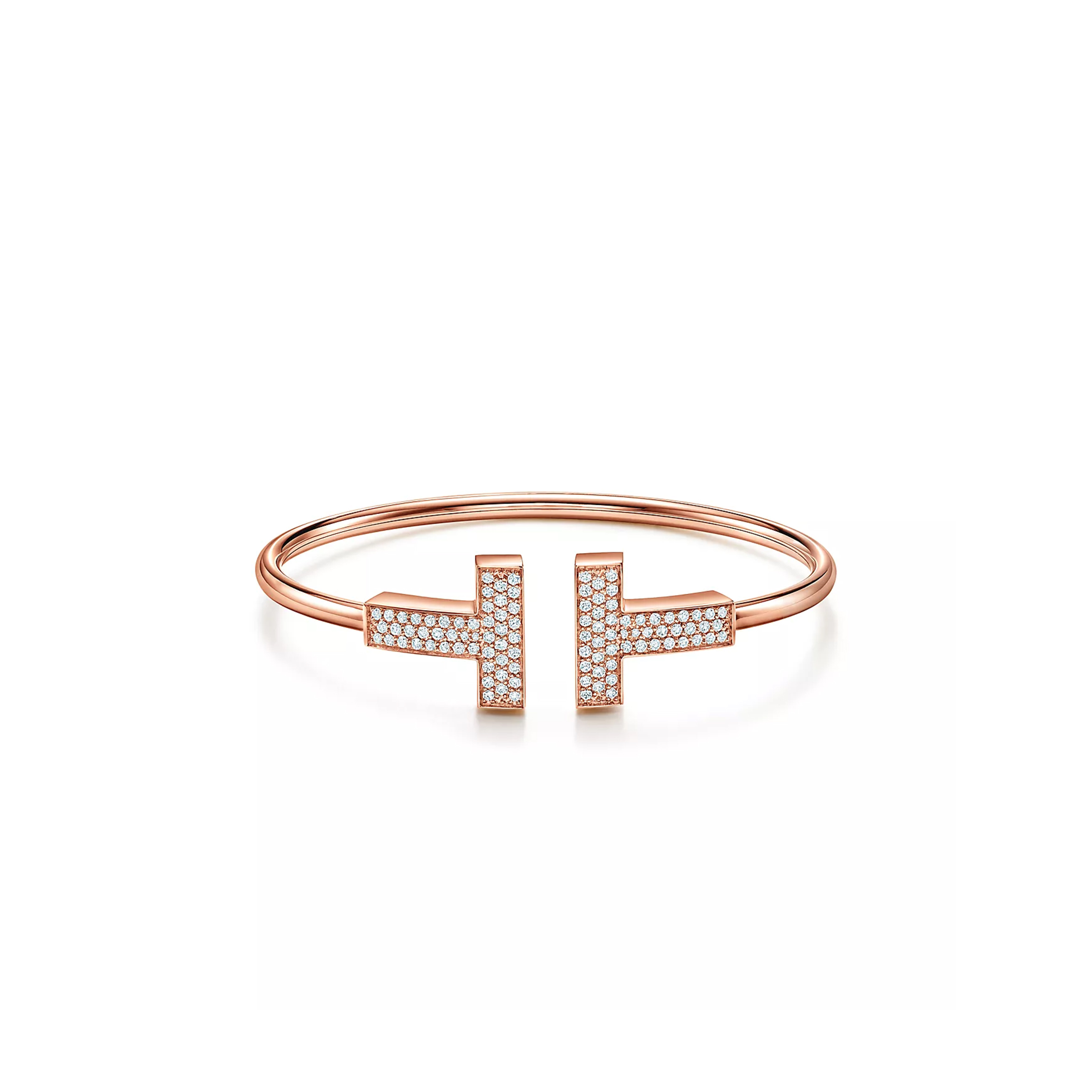 TIFFANY T WIDE DIAMOND WIRE BRACELET 67990706 TIFFANY T WIDE DIAMOND WIRE BRACELET 67990706